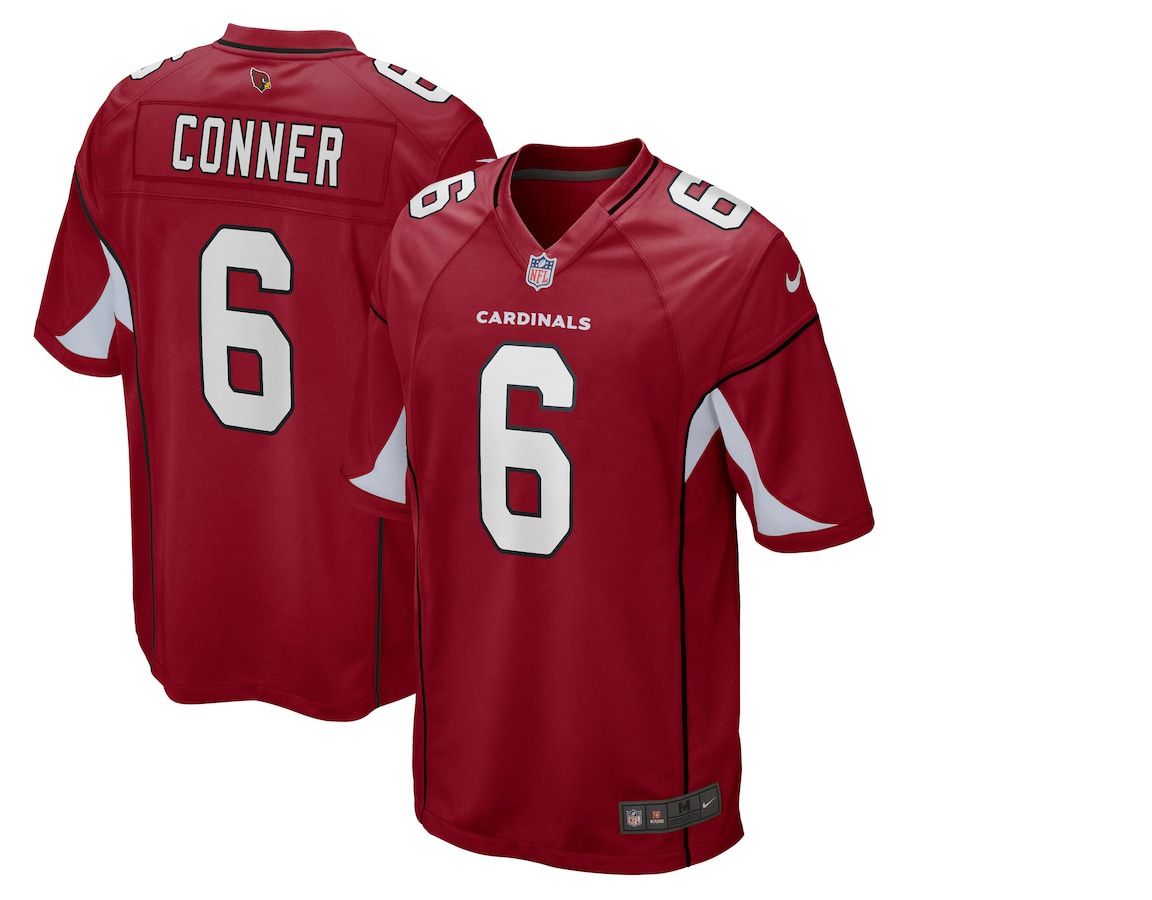 Men Arizona Cardinals #6 James Conner Nike Cardinal Game NFL Jersey
